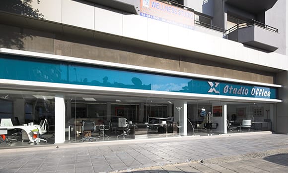 Limassol Showroom: Virtual showroom of office furniture and design at X Studio Office.