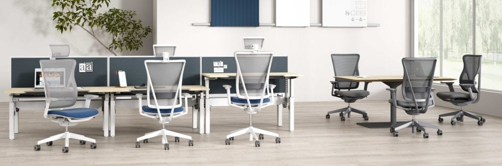 Ergonomic Journey task chairs in a modern office setting.