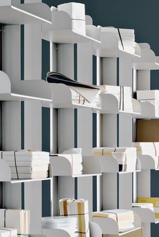 Modern white Rexite desk sets. Stylish office organization.