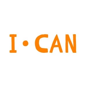iCanSkill logo. I Can text in orange. Our Clients.