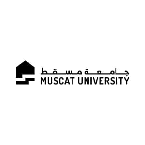 Muscat University logo. One of our valued clients.