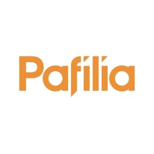 Pafilia logo. One of our clients.