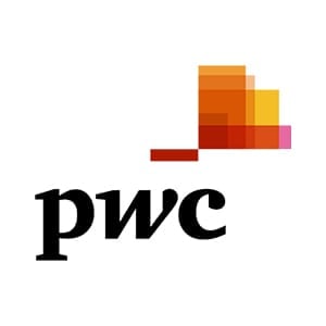 PwC logo. One of our clients.