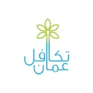 Takaful Oman logo. Client of ours with a flower design.