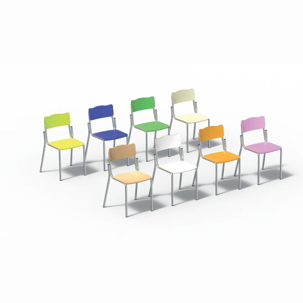 5030 school chairs in laminate colours