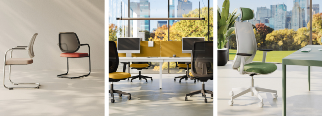 Broadway Task Chair by LAS Mobili, details.