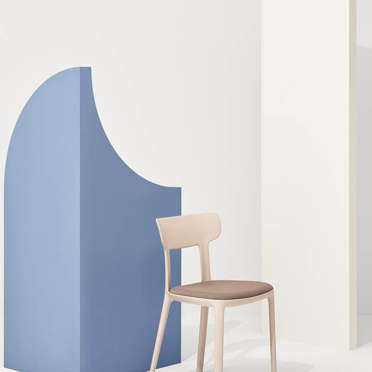 Canova chairs by Infiniti in a pastel interior setting.