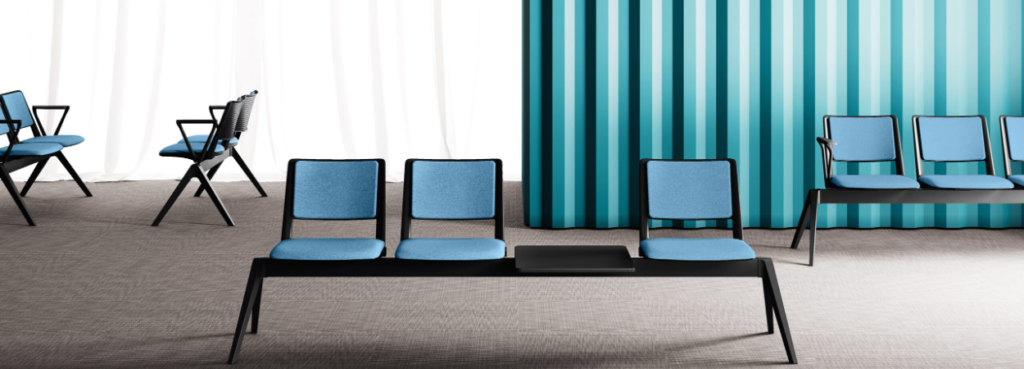 F01 Bench by LAS Mobili, details.