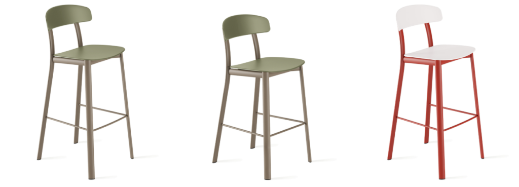 Feluca Pop Stool by Infiniti, details.