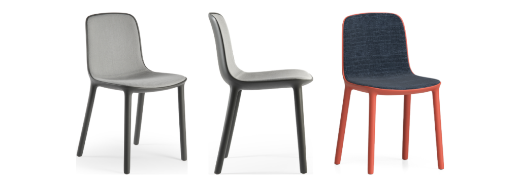 Freya Chair by Infiniti in three colour combinations.