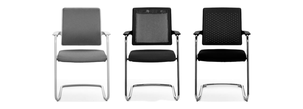 JOYCEis3 Cantilever Chair by Interstuhl in three versions.