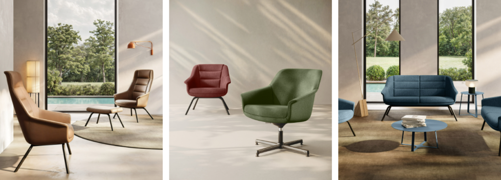 Jera24 Lounge Chair by LAS Mobili, details.