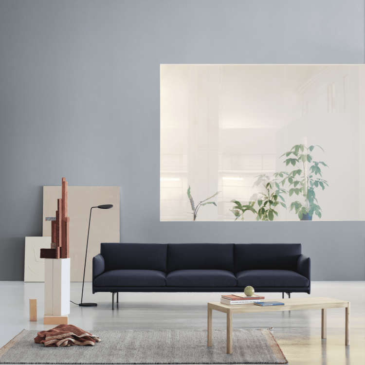 Outline Sofa by Muuto in a styled interior