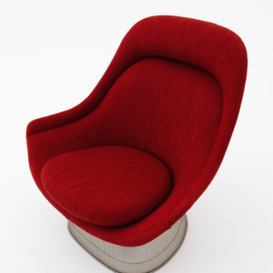 Platner Easy Chair and Ottoman