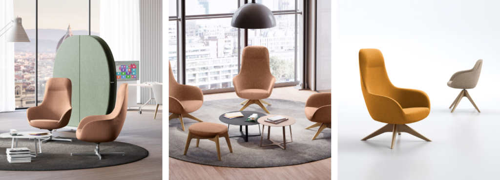 Truka Lounge Chair by LAS Mobili, details.