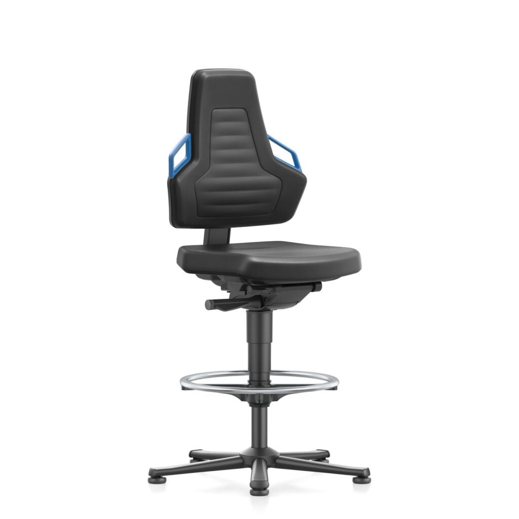 High NEXXIT chair with foot ring on glides
