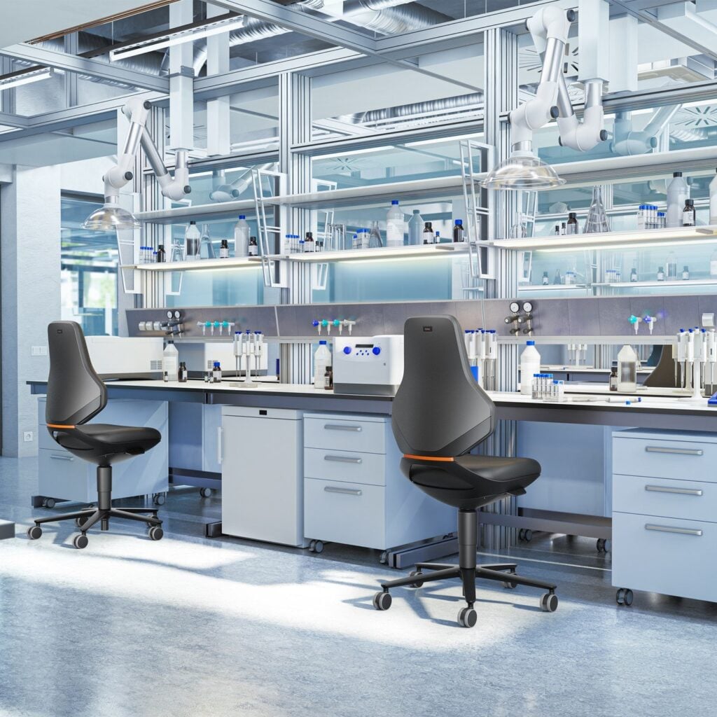 TEXON chairs in a laboratory