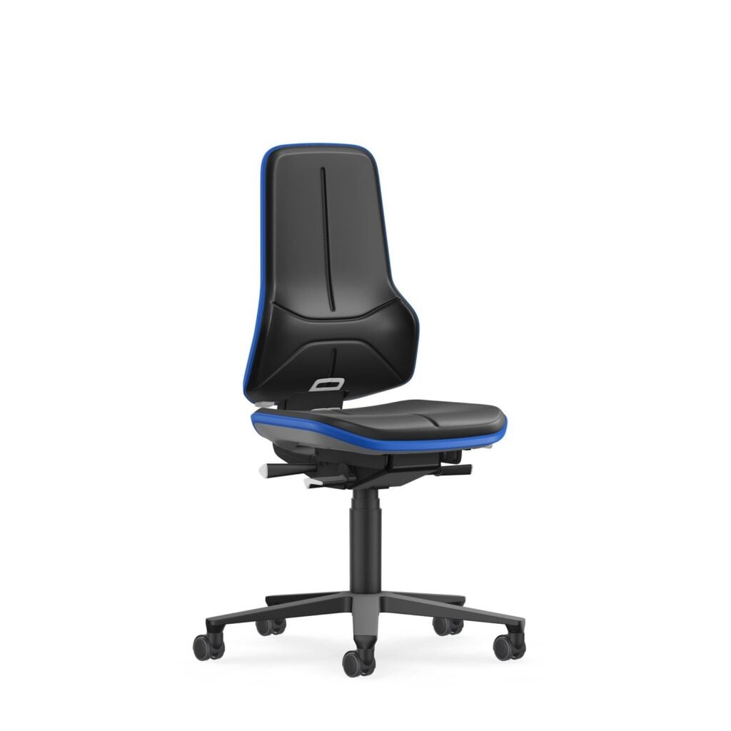 Laboratory Neon chair on castors