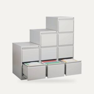 Steel 2- &amp; 3-Drawer Filing Cabinets (Roneo)