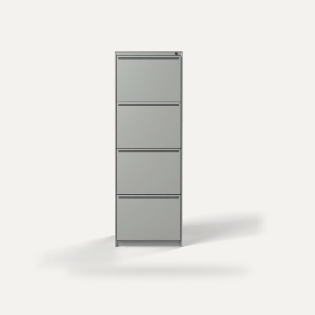 Steel 4-Drawer Filing Cabinet (Roneo)