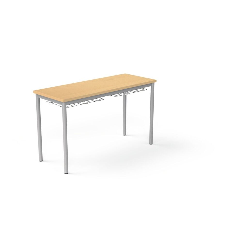 1144 double pupil desk with beech top